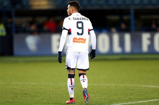 EMPOLI, ITALY - JANUARY 28: Antonio Sanabria of Genoa CFC in action during the Serie A match between Empoli and Genoa CFC at Stadio Carlo Castellani on January 28, 2019 in Empoli, Italy. (Photo by Gabriele Maltinti/Getty Images) EMPOLI, ITALY - JANUARY 28: Antonio Sanabria of Genoa CFC in action during the Serie A match between Empoli and Genoa CFC at Stadio Carlo Castellani on January 28, 2019 in Empoli, Italy. (Photo by Gabriele Maltinti/Getty Images)