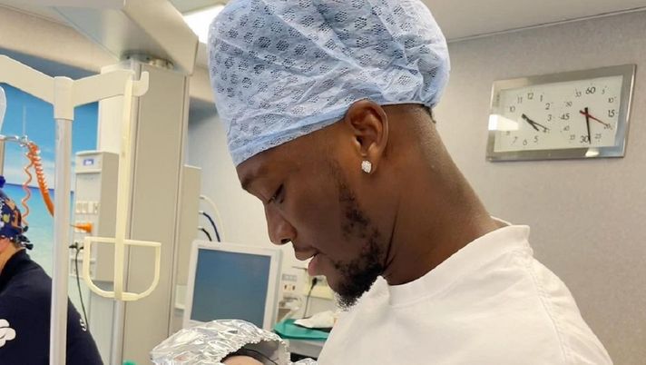 FOTO – Roma, Abraham è diventato papà: è nato il piccolo Amari - immagine 1