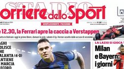 PRIMA PAGINA CORRIERE DELLO SPORT OGGI: “Osi&Kvara, il Napoli ne segna 6 al Sassuolo: la fine del tunnel”