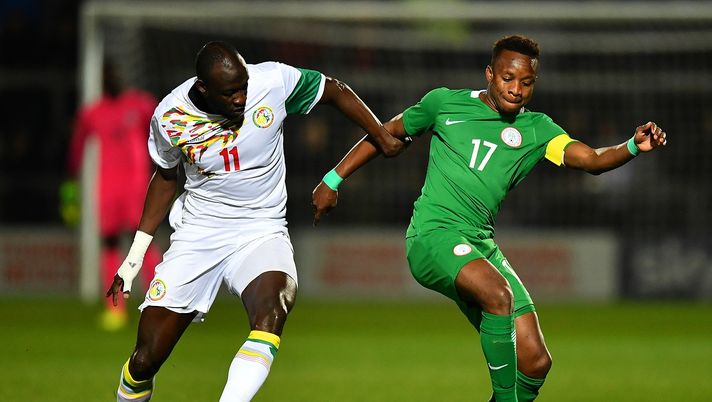 BARNET, ENGLAND - MARCH 23: Ogenyi Onazi of Nigeria holds off Cheikh N'Doye of Senegal during the International Friendly match between Nigeria and Senegal at The Hive on March 23, 2017 in Barnet, England. (Photo by Dan Mullan/Getty Images) BARNET, ENGLAND - MARCH 23: Ogenyi Onazi of Nigeria holds off Cheikh N'Doye of Senegal during the International Friendly match between Nigeria and Senegal at The Hive on March 23, 2017 in Barnet, England. (Photo by Dan Mullan/Getty Images)