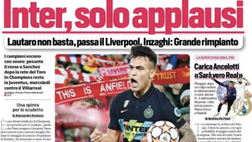 Prima Pagina, Corriere dello Sport: “Inter, solo applausi. Milan, svolta con le big”