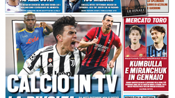 Prima Pagina, Tuttosport: “Calcio in tv, la rivolta dei tifosi”
