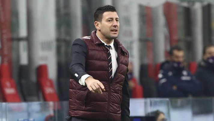 Daniele Bonera (collaboratore tecnico AC Milan) durante Milan-Fiorentina (Serie A 2020-2021) | AC Milan News (Getty Images) 