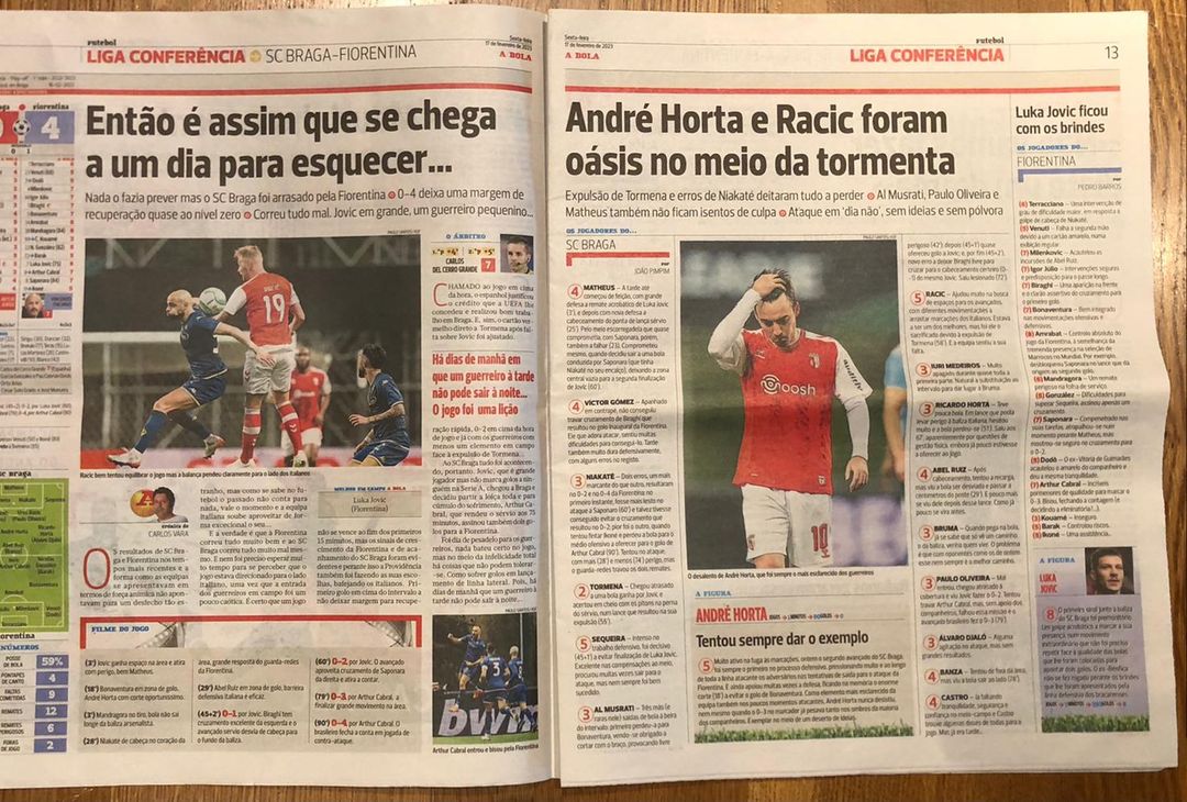 FOTO VN – I titoli dei giornali portoghesi. “Disastro”, “I guerrieri affondano” - immagine 6