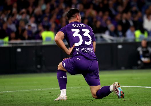 GERMOGLI PH: 24 MAGGIO 2023 ROMA STADIO OLIMPICI FINALE DI COPPA ITALIA FIORENTINA VS INTER NELLA FOTO SOTTIL Bucciantini: “Bella Fiorentina, volontà, idee e un grande allenatore che deve restare qui”- immagine 2