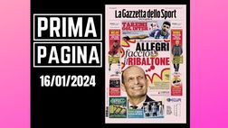 Prima pagina Gazzetta dello Sport: Sacchi a Pioli, “Pensi al 3° posto”