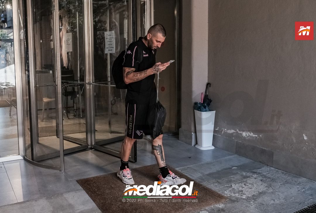 FOTO RITIRO PALERMO, gli uomini di Baldini arrivano in palestra (Gallery) - immagine 11