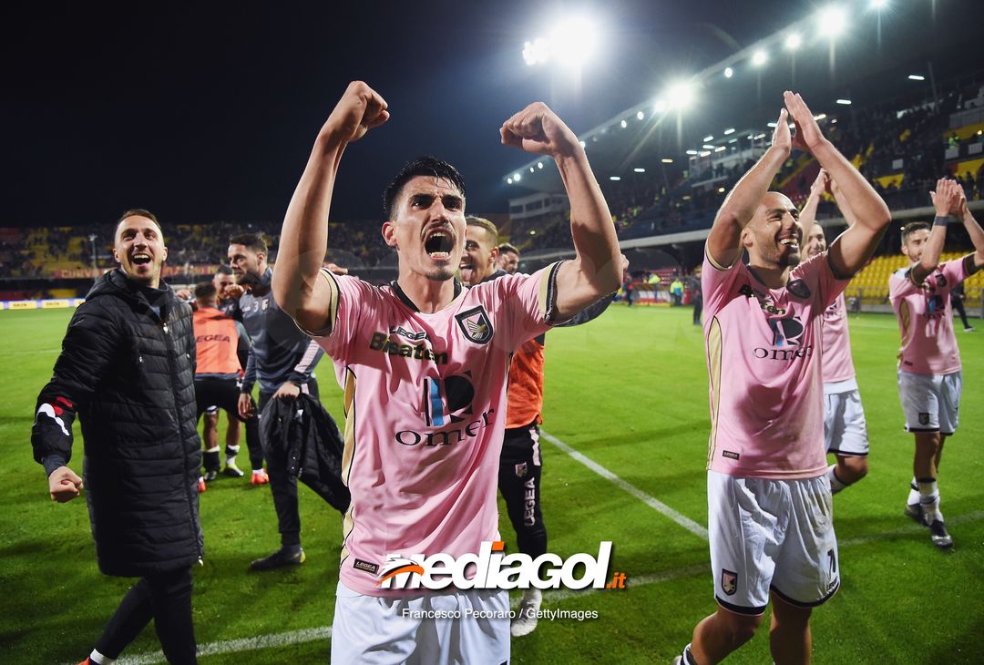  during the Serie B match between Benevento and Carpi FC at Stadio Ciro Vigorito on April 14, 2019 in Benevento, Italy. 