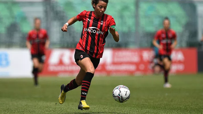 Valentina Giacinti (attaccante e capitano del Milan Femminile) | Milan News (Getty Images)