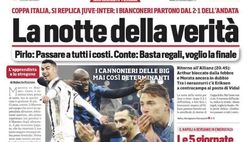 Prima Pagina, Corriere dello Sport: “La notte della verità. La sfida dei bomber decide lo scudetto”