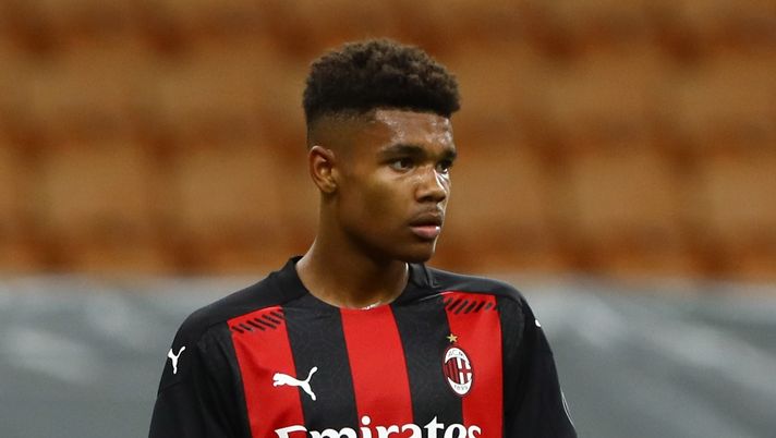 Emil Roback (attaccante AC Milan), durante Milan-Monza 4-1 dell'estate 2020 | AC Milan News (Getty Images)