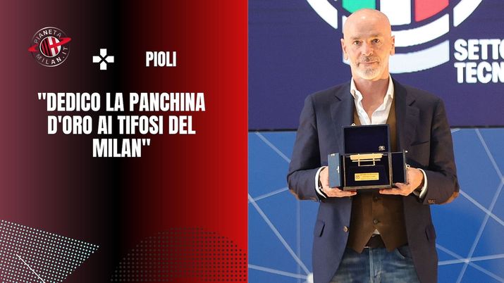 intervista Pioli AC Milan Panchina d'Oro