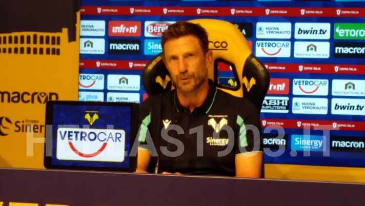 Di Francesco: “Stiamo crescendo, da Kalinic mi aspetto i gol, bravo Cancellieri” 