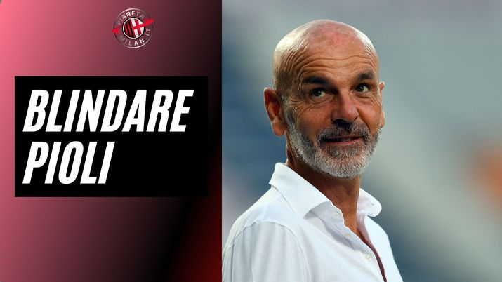 Stefano Pioli (tecnico rossonero). Il Milan vuole blindarlo (credits: Getty images) 