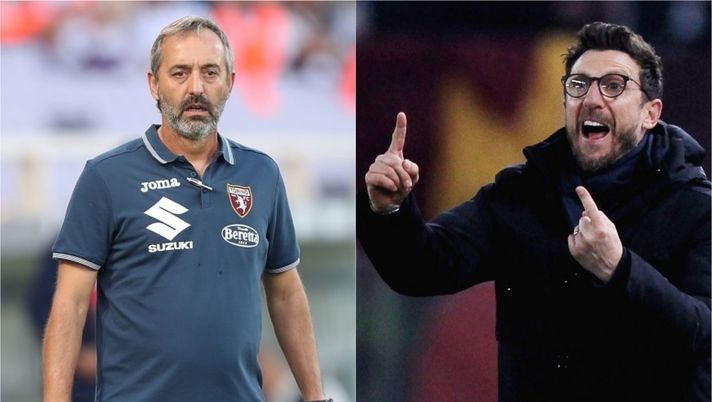 Marco Giampaolo ed Eusebio Di Francesco  