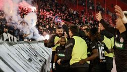 Come in casa, invece erano al Marakana: curva Partizan al derby, che coreografia!