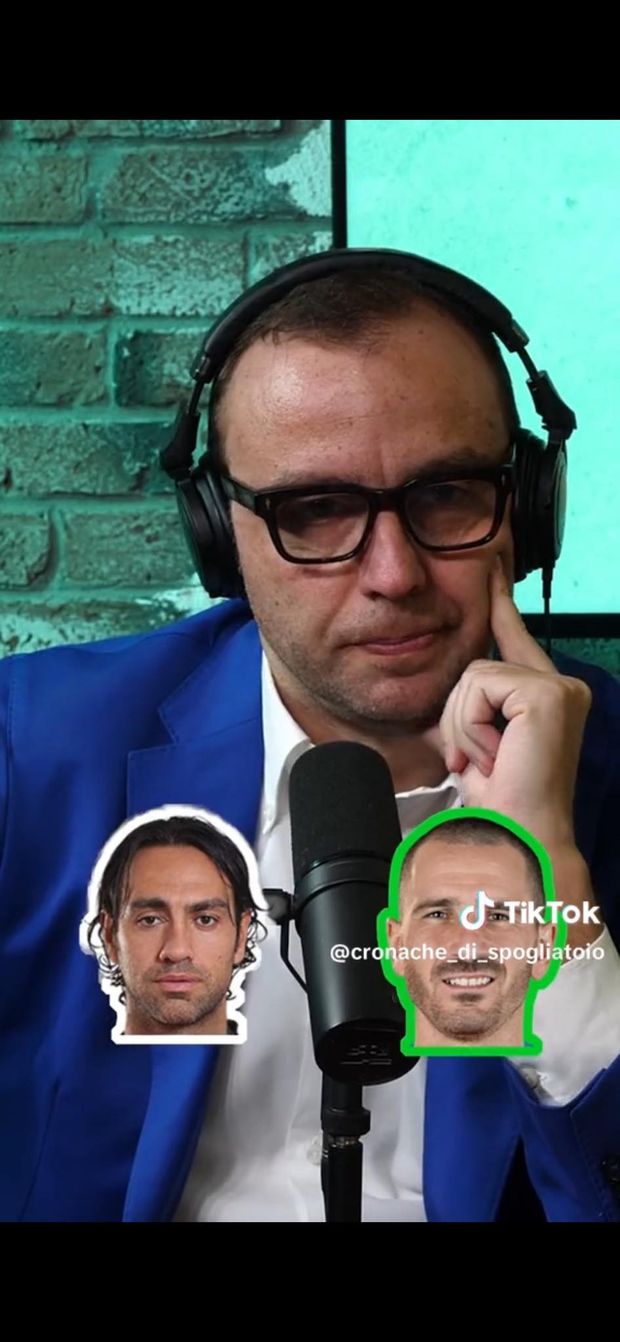 Screen profilo Tik Tok di Cronache di Spogliatoio