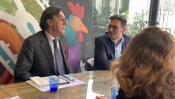 Dopo le stoccate, a pranzo insieme: Oughourlian incontra Giordani