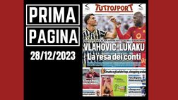 Prima pagina Tuttosport: “Vlahovic-Lukaku, la resa dei conti”