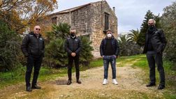 FOTO Palermo, prima visita a Torretta per Castagnini e Boscaglia: Mirri fa gli onori di casa