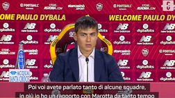 VIDEO Roma, Dybala: “L’Inter mi aveva cercato? Vi dico la verità. Marotta…”