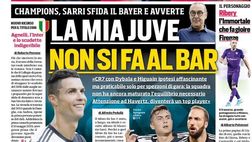 Prima Pagina, Corriere dello Sport: “La mia Juve non si fa al bar. Lukaku è l’anti Messi. Ribery l’immortale…”