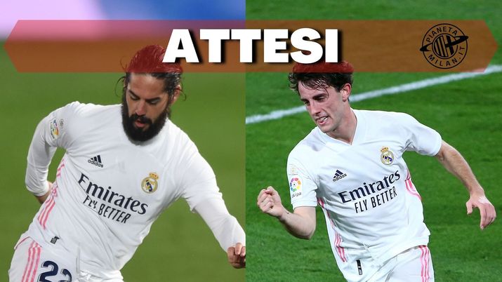 Isco e Álvaro Odriozola, giocatori del Real Madrid, obiettivi di calciomercato del Milan | AC Milan News (Getty Images) 