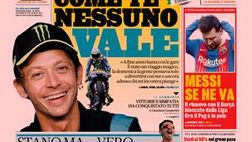 Prima Pagina, La Gazzetta dello Sport: “Come te nessuno Vale. Stadi al 50%”