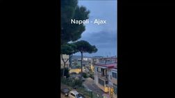 Napoli-Ajax, l’urlo ‘The Champions’ è impressionante | VIDEO