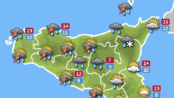 Meteo, Palermo: pioggia costante e temporali, le previsioni di sabato 11 dicembre