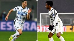 VIDEO Juventus-Inter, la Coppa Italia passa dalle fasce: Cuadrado vs Hakimi, numeri a confronto
