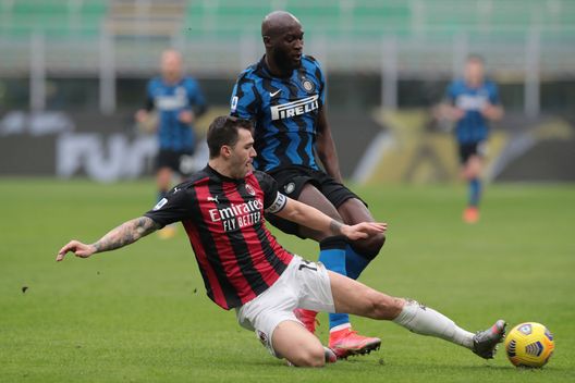 Romagnoli Lukaku, getty images Romagnoli Lukaku, getty images