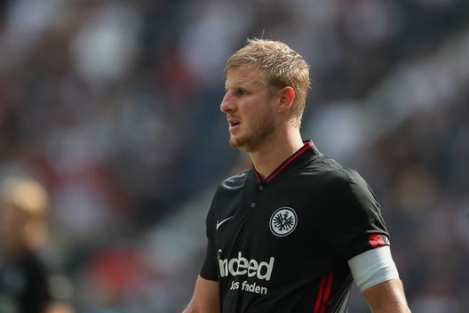 Martin Hinteregger, difensore dell'Eintracht Francoforte (Getty Images) Martin Hinteregger, difensore dell'Eintracht Francoforte
