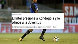 In Spagna – Inter, offerto Kondogbia alla Juve. Chiesti al Valencia Cancelo o Garay