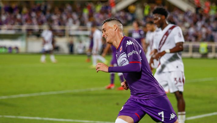 GERMOGLI PH: 28 AGOSTO 2021 FIRENZE STADIO ARTEMIO FRANCHI SERIE A FIORENTINA VS TORINO NELLA FOTO CALLEJON 