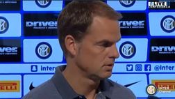 De Boer: “Cagliari? Confido in un buon risultato. La difesa? Dobbiamo capire che…”
