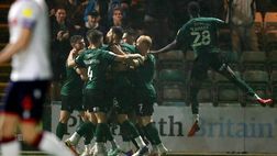 Pozzanghere decisive, alla fine il Plymouth riesce a segnare…