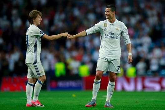 Modric Cristiano Ronaldo (getty images) Modric Cristiano Ronaldo (getty images)