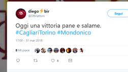 Cagliari-Torino 0-4, le reazioni social: “Una vittoria pane e salame”