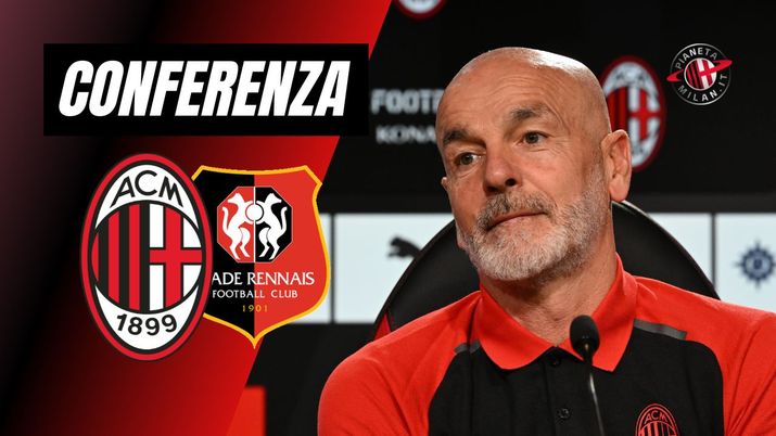 Conferenza Stampa Milan-Rennes Europa League 2023-2024 Pioli LIVE