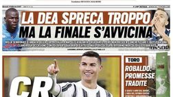 Prima Pagina, Tuttosport: CR2023! La Dea spreca troppo. Conte, scudetto o flop”