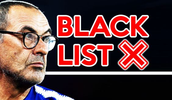 Calciomercato Juventus: la lista nera di Sarri. Calciomercato Juventus: la lista nera di Sarri.