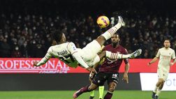 Il Milan frena all’Arechi e perde una grande occasione