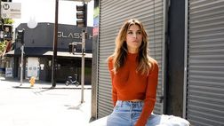 Elisabetta Canalis, shooting per le strade di Los Angeles: fisico “on fire”