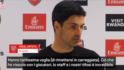 VIDEO Arsenal-Southampton, Arteta: “Una gioia allenare i miei giocatori”