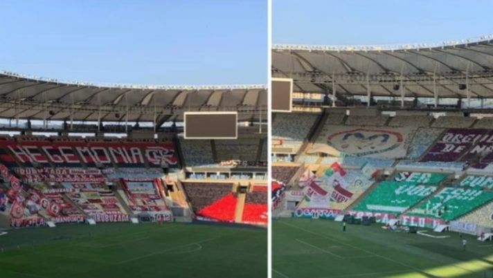 Il Fla-Flu decide il campionato di Rio: allo stadio è già derby delle coreografie Il Fla-Flu decide il campionato di Rio: allo stadio è già derby delle coreografie