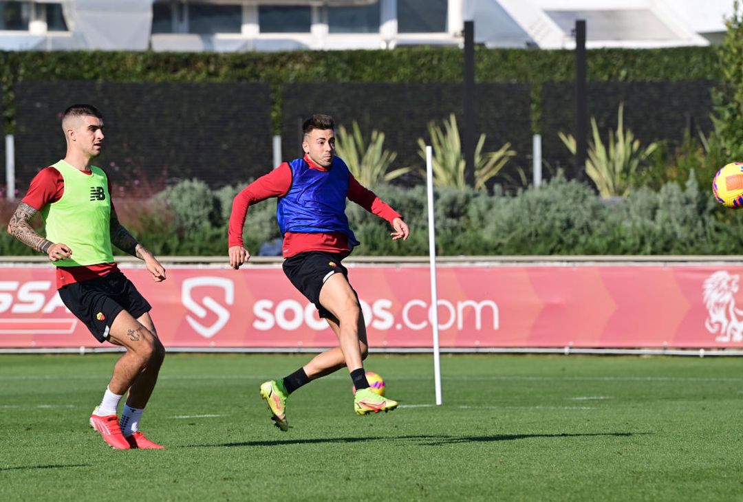 Genoa-Roma, la rifinitura: Smalling torna in gruppo – FOTO GALLERY - immagine 7