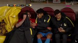 VIDEO / Ex Inter, partita da dimenticare per Alibec: crisi di pianto in panchina