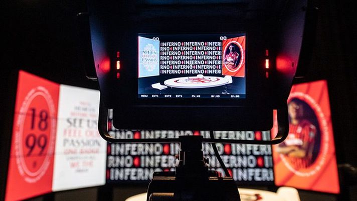 Lo studio di Milan TV (credits: acmilan.com) 