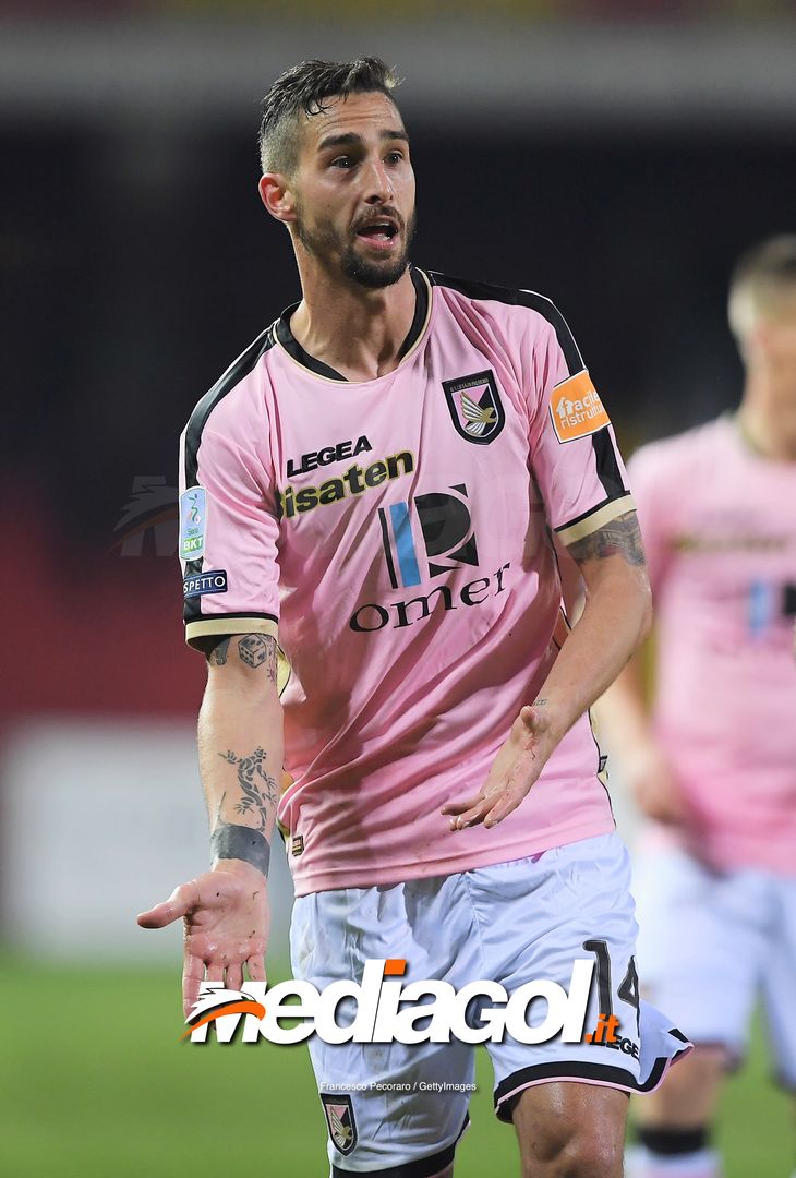  during the Serie B match between Benevento and Carpi FC at Stadio Ciro Vigorito on April 14, 2019 in Benevento, Italy. 